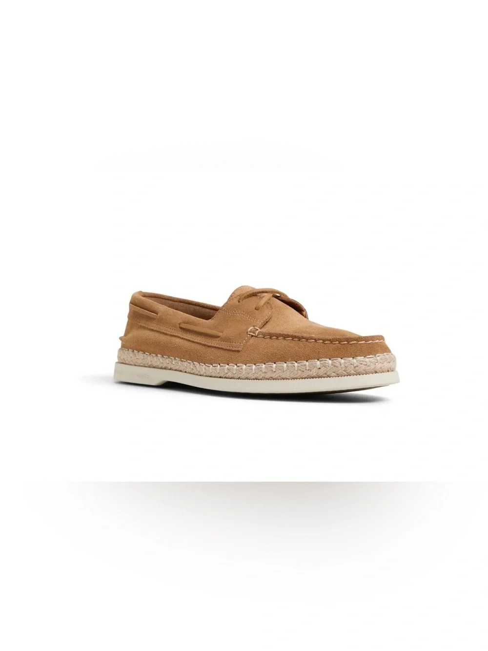 Sperry Men's Suede Boat Shoe in Tan Size 12